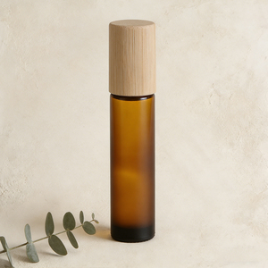 Botellas Portátiles de Vidrio con Rodillo y Tapas de Bambú, Opciones de Color Personalizadas, Tamaño de Viaje para Aromaterapia y Sueros para el Cuidado de la Piel - Product Image 5