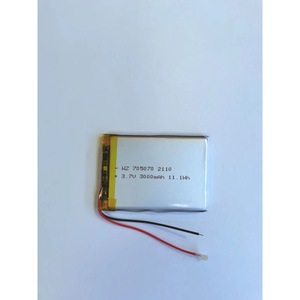 705070 Polymer Lithium <b>Battery</b> 3000mAh <b>3.7V</b> For Consumer Electronics - Product Image 1
