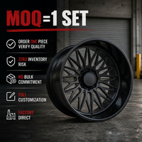 Jantes tout-terrain finition CNC 22x12 24x14, jantes de camion à déport profond 8x139.7, jantes en alliage forgé pour Ford, RAM, Toyota, Dodge H2, Jeep, Toyota