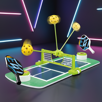 Mini jeu de société pickleball d'action sportive interactive pour enfants 3-12 tableaux de bord à configuration facile avec palettes en plastique