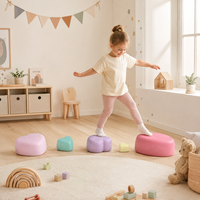 Mainan Baby Play Gym Batu Loncatan Keseimbangan Peralatan Pelatihan Integrasi Sensorik Mainan Montessori Anak