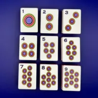 Jeu de Mahjong Américain de Luxe en Caoutchouc Violet, 166 Tuiles, Résistant à l'Eau, Durable, Thème Lapin Croisé, Jeu de Société de Table