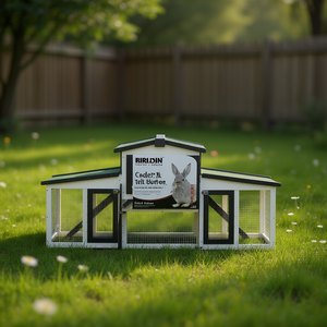 Conejera Bruin de Plástico Resistente para Exteriores, Casa para Mascotas de Tamaño Mediano, Estilo Clásico - Product Image 2