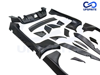 Kit de Carrocería Ancha Estilo LB Mejorado para Toyota GR Supra A90: Labio Delantero, Guardabarros, Faldones Laterales, Difusor Trasero y Capó