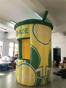 Factory Supplies Commercial Promotions Event Party Blowup Lemon Drink Kiosk Inflatable Concession Stand Booth Lemonade Tent - Product Image 4