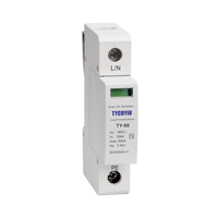 TYCOTIU TY-60 385 1+1 Parafoudre AC pour équipements électroniques, parafoudre industriel, dispositif de protection contre les surtensions 60kA Type 2 T2