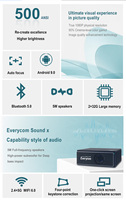 Mini proyector portátil Everycom K5W Android 9,0 2G + 32G LED HD 1080p TV home theater Mini proyector 4K