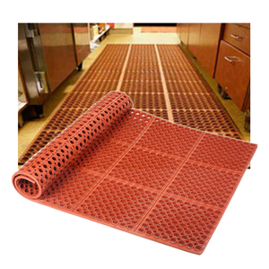 Tapis de sol en caoutchouc anti-fatigue de cuisine industrielle épissée de taille 3 'x 5' personnalisé - Product Image 1