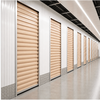 Volet de rangement enroulable en acier, orange clair, haute qualité, prix usine, pour casier de stockage autonome, couloirs étroits, entrepôt, atelier