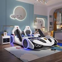 Vente en gros de lits voiture pour tout-petits lit pour enfants meubles de dessin animé pour ensemble de chambre à coucher pour enfants
