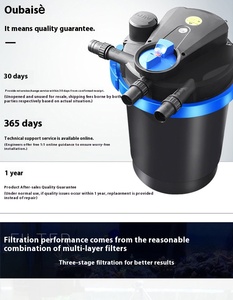 Système de filtration externe pour aquarium SUNSUN CPF-1500T/2500T/5000T/10000T, filtre à baril haute pression pour bassin à poissons, système de circulation d'eau - Product Image 5