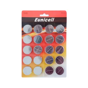 Eunicell Beste Koop 20 Pack Cr 2450 Lithium Batterij 3V Knoopcel Batterijen CR2450