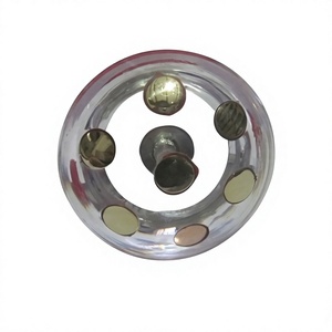 Boutons de commode contemporains en résine acrylique lucite faits à la main, de haute qualité, pour portes de placards, décorations de chambre et de maison - Product Image 1