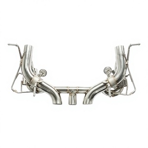 ท่อไอเสีย Vortex Premium สแตนเลสสตีลแบบสามทางพร้อมวาล์วควบคุม สำหรับ Ferrari 458 Italia Spider รุ่น Axle Back - Product Image 1