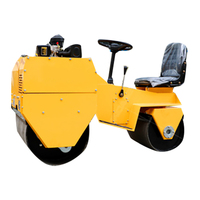 Machines de construction 1 tonne 2 tonnes 3 tonnes 4 tonnes 5 tonnes 6 tonnes 8 tonnes Rouleau compresseur à double tambour simple Rouleau compacteur entièrement hydraulique