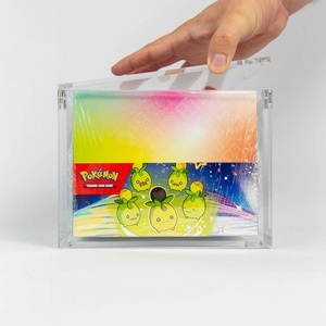 Custom Clear Acrylic Pokemoned <b>Mini</b> 8 and 10 Tin <b>Box</b> <b>Storage</b> Protector for TCG Collection - Product Image 6