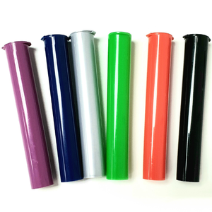 Wholesale White Plastic <strong>Tube</strong> Child Resistant Packaging <strong>J</strong> <strong>Tube</strong> Pop Top Smoking <strong>Tube</strong> - Product Image 2