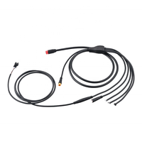 M8 M6 2 3 4 5 6 Pin Vélo Électrique Adaptateur Étanche Connecteur Lumière LED Mâle Femelle Ebike Connecteur Cuivre Contact Matériel