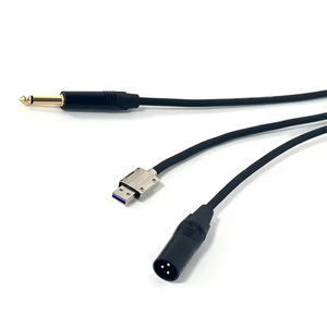 Câble audio USB 3-en-1 TS vers XLR ABCCABLS, câble sonore Hi-Fi Plug and Play <span class=keywords><strong>pour</strong></span> microphone, guitare, <span class=keywords><strong>PC</strong></span>, enregistrement en studio - Product Image 5