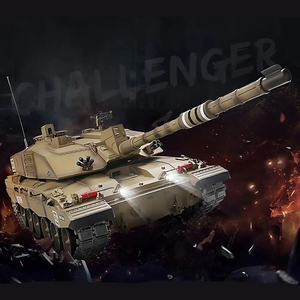 Modèle de char de combat principal <span class=keywords><strong>Challenger</strong></span> <span class=keywords><strong>2</strong></span> britannique à grande échelle, version 1/16, télécommandé <span class=keywords><strong>2</strong></span>.4G, avec fonctions de fumée, de tir et de son - Product Image 4