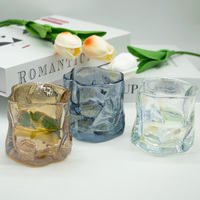 Chine Usine Fourni Directement De Luxe Verre Whisky Tasses Alcool Tasse à Boire avec Pulvérisation Couleur Vente En Vrac