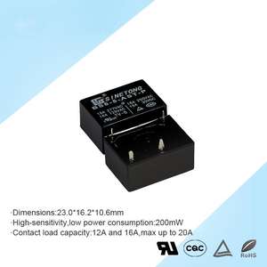 Sinetong BS6-5V 4 Pin Automotive <b>Relays</b> Normal Open High Load 16A 250VAC 30VDC <b>Relay</b> 12 Volt - Product Image 2
