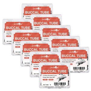 80 adet 1st Molar Bondable ortodontik tüpler Roth/Mbt 018/022 diş bukkal tüpler - Product Image 6