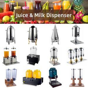 Equipo de catering Dispensador de café caliente para restaurante Buffet negro Dispensador de jugo de bebida fría caliente Torre de bebida comercial - Product Image 3