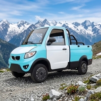 Nouveau petit pick-up électrique, véhicule à quatre roues entièrement fermé, nouvelle énergie, double usage pour le transport de marchandises et la livraison