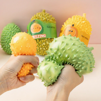 Mainan Peras Bentuk Buah Durian ala TikTok, Bola Penghilang Stres Anti Pecah, Silikon Lembut, Mainan Anak Kecil yang Terbaik