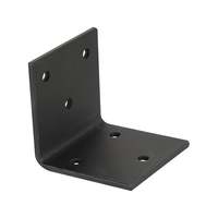 Support d'angle en acier de poutre Support d'angle en acier de poutre Support d'angle en acier 4 po. X 4 po. X 4 po pour vis de 1/2 po