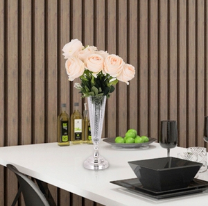 Jarrón Decorativo de Vidrio y Metal de Estilo Europeo, para Mesa, Decoración Costera para Sala de Estar, Dormitorio, Bodas, Florero Decorativo - Product Image 6