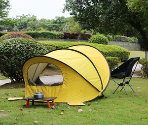 Tente de plage entièrement automatique pour 2-3 personnes, ouverture rapide et simple, pare-soleil et protection solaire, tente de loisirs pour la pêche et le <span class=keywords><strong>parc</strong></span> - Product Image 5