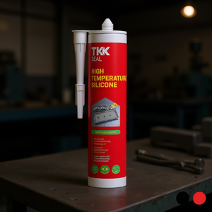 Scellant silicone haute température Tkk 300 ml rouge pour usage industriel - Product Image 2