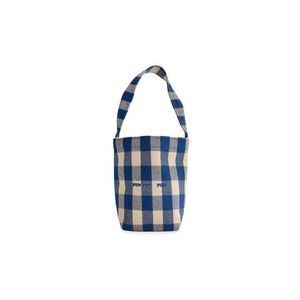 Sac fourre-tout mini écologique personnalisé avec logo brodé, 100% toile de coton, fermeture ouverte, couleur unie, portable, pour le shopping ou comme cadeau - Product Image 4