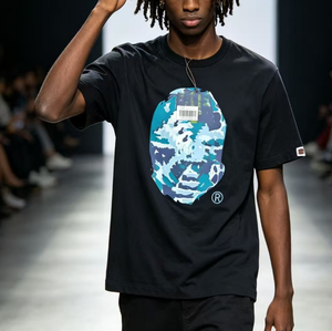 Camiseta Moderna de Estilo Urbano, Diseño Creativo, Ajuste Cómodo, Perfecta para Quienes Aman la Moda Única - Product Image 1