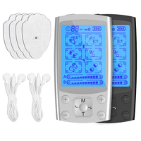 24 Modes Machine De Massage Tens Pads Vibration Appareil De Massage Tens Unité pour Soulagement De La Douleur Ems Force Musculaire