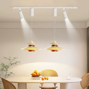 Nouveau prix de gros Simple Macaron série Restaurant lustre hôtel bar comptoir café UFO lumière - Product Image 3