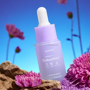 Özel etiket Retinol alternatif Bakuchiol yüz Serum kollajen Anti Aging Anti kırışıklık kaybolur karanlık noktalar Bakuchiol Serum