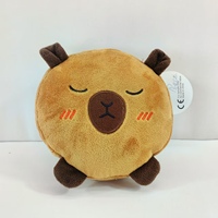 Oreiller de voyage compact 2 en 1 personnalisé en peluche de dessin animé avec fermeture éclair, masque pour les yeux et oreiller pour le cou