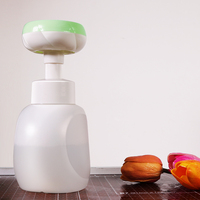 Bouteille pompe vide professionnelle en PET de 350 ml pour shampoing - Distributeur cosmétique écologique avec col de 24 mm