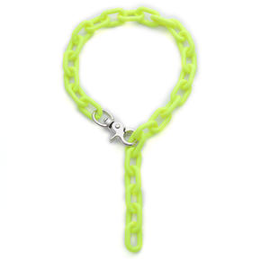 Fashion Chunky Chain <b>Necklace</b> <b>Green</b> Adjustable Hip Hop Style For Women Party Jewelry - Product Image 5