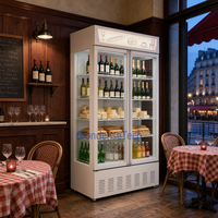 Réfrigérateur vertical de supermarché pour boissons, bières et colas – Vitrine réfrigérée