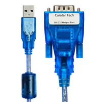 1,8m USB 2.0 zu Seriell 9-Pin DB9 RS-232 Adapterkabel mit Rändelschrauben (FTDI Chipsatz) Metallgehäuse 5A Schnellladung für Drucker