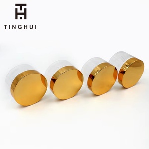 Hot Selling 100ml 150ml 200ml PET Plastic Round Food Storage <b>Jars</b> with Screw Top Lid for Body Cream Deodorant Containers - Product Image 2