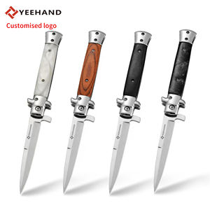 Yeehand มีดพก3CR13สแตนเลสแบบปรับแต่งได้มีดยังชีพ EDC พับได้สำหรับการตั้งแคมป์กลางแจ้ง - Product Image 1