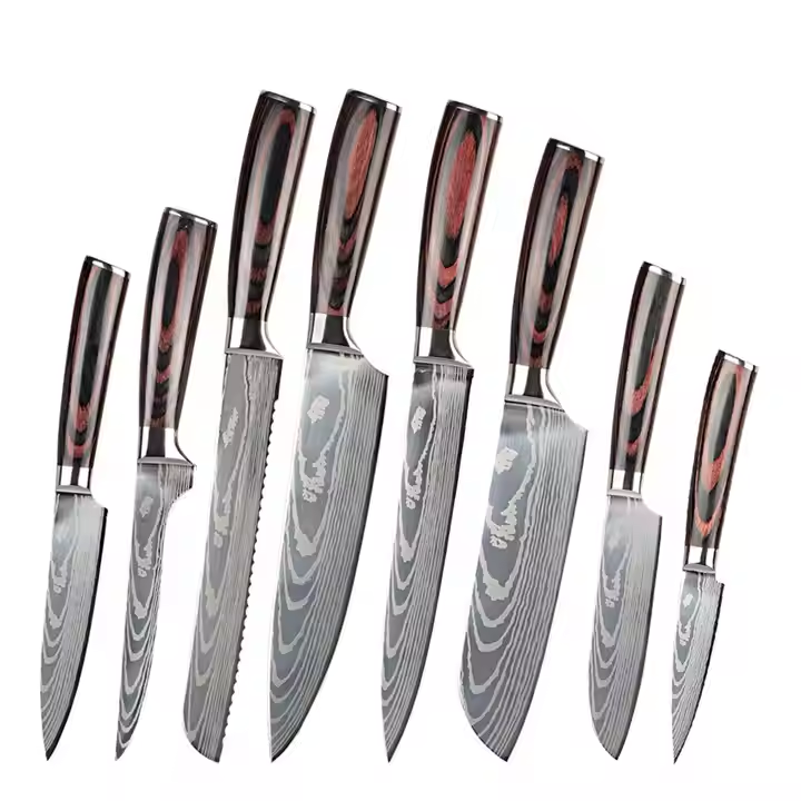 8 pcs knife set