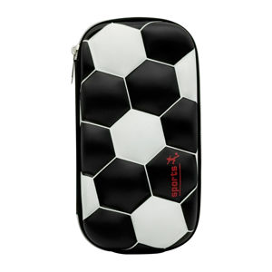 Sac à crayons multifonctionnel de style football 3D de grande capacité - Product Image 1