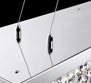 Luces colgantes de acrílico de aluminio moderno LED negro acabado redondo multy anillo colgante Luz - Product Image 5