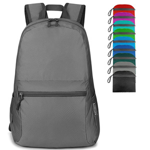 <span class=keywords><strong>Sac</strong></span> à dos Oxford léger et pliable avec fermeture éclair, doublure en polyester, idéal pour les voyages et la randonnée - Product Image 1